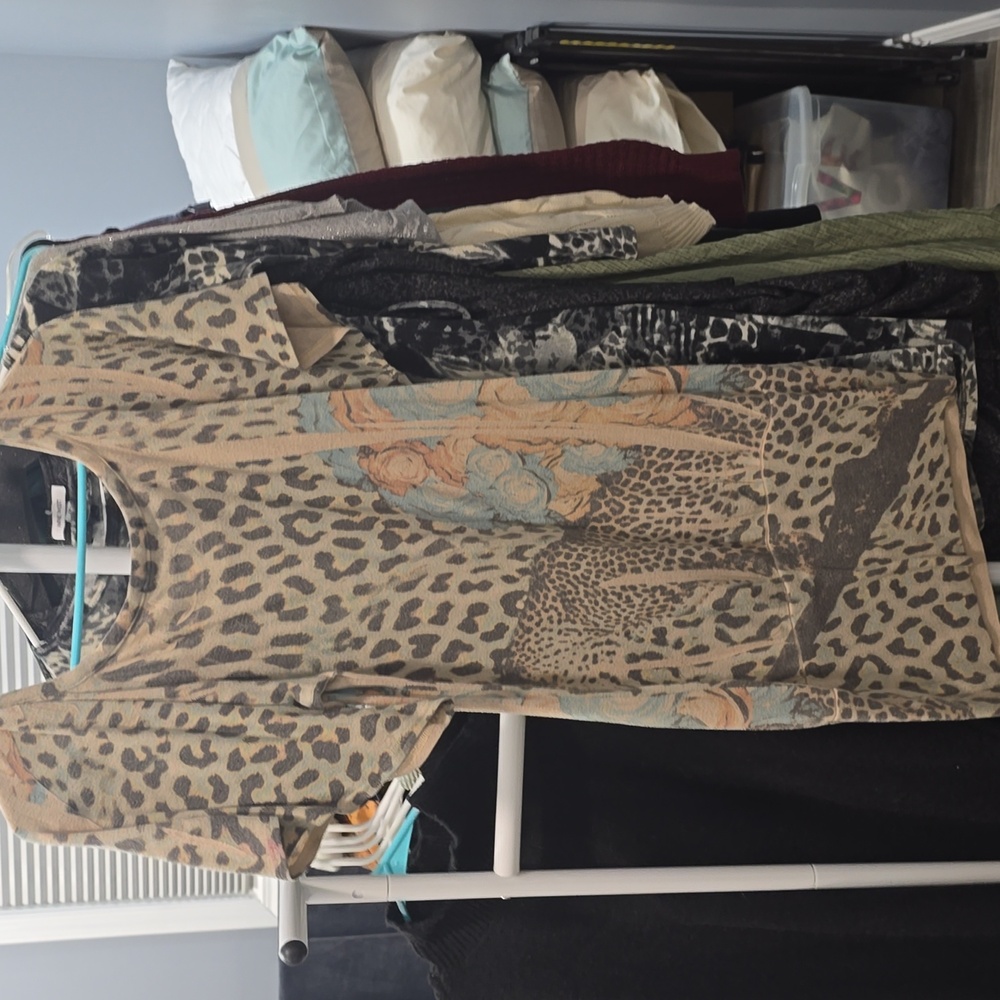 Leopard Dress Or Long Shirt